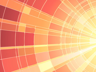 Obraz premium Ilustracja wektorowa mozaiki słońca.