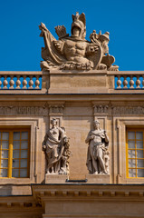 A detail of the Palace of Versailles