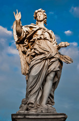 Bernini's marble statue of angel from the Sant'Angelo Bridge in
