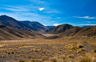 Beautiful Mountain scape at New Zealand