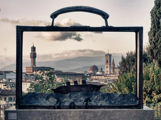 Foto op Canvas A striking view of Florence © vincenzolarocca