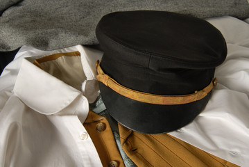Authentic vintage sailer outfit with hat.