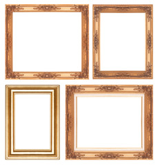 Antique gold  frame