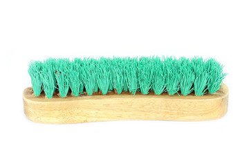 Wooden brush for cleaning clothes