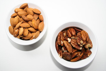 Nuts make a healthy nourishing snack.