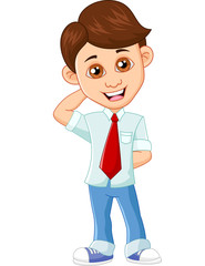 Businessman get confused