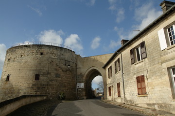 Fototapeta na wymiar Coucy-le-chateau,Picardie