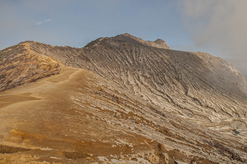 Ijen volcano complex - sulfur mining