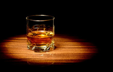 Whisky in a glass