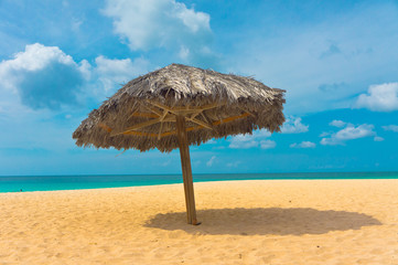 Beautiful beach in Aruba, Caribbean Islands, Lesser Antilles