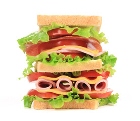 Fresh toast sandwich.