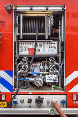 Pump and Valves on a Fire Engine