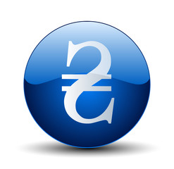 Ukrainian Hrivna button