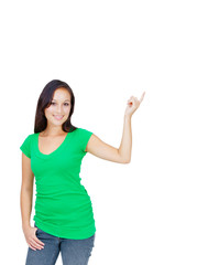 Fototapeta premium Showing, giving or presenting