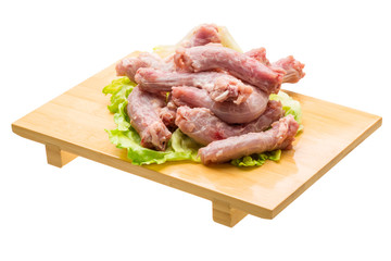 Raw chicken neck