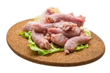 Raw chicken neck