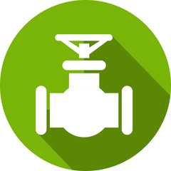 Fototapeta premium Ecology Flat Icon with shadow. Vector EPS 10.