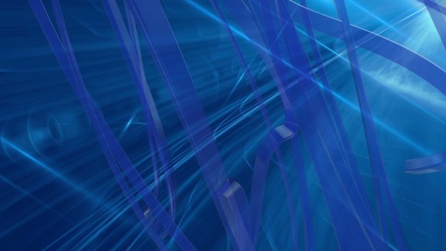 Blue Lens Flares Abstract Background