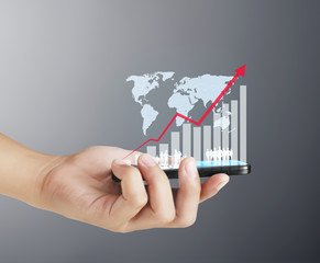 Touch screen mobile phone