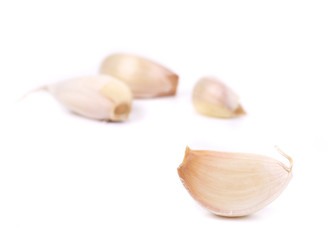Four cloves of garlic.