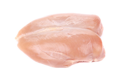 One raw chicken breast.