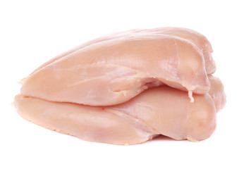 Two raw chicken breast.