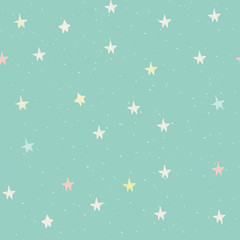 Seamless pattern with stars