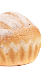 Close up of white bread.