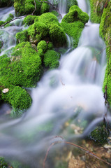technique photographique - rivière en pause longue