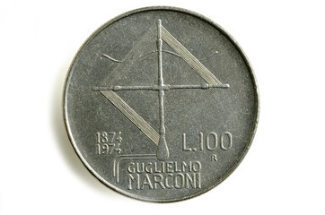 Guglielmo Marconi 100 lire グリエルモ・マルコーニ