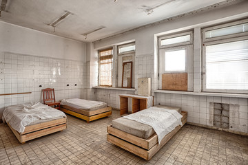 Old, abandoned and forgotten building