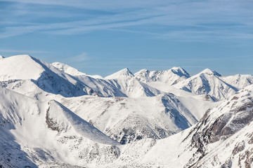 Fototapeta na wymiar Krajobraz Tatry zimą