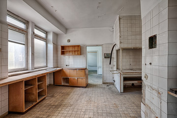 Old, abandoned and forgotten building