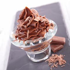 chocolate mousse, icecream