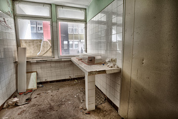 Dirty, old and forgotten room