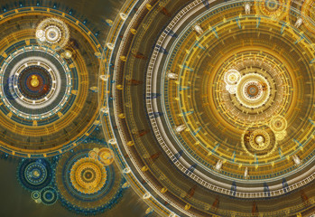 Steam punk abstract