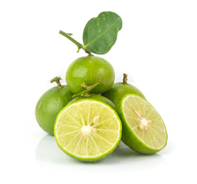 Heap of fresh lime
