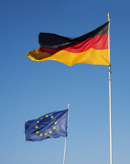Eu and German flag