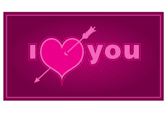 i love you card
