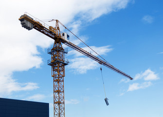 Naklejka premium construction crane