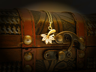 Old treasure chest