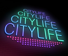 City life concept.