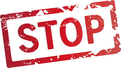 Stop stempel - obrazy, fototapety, plakaty