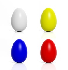 Easter egg with grange 