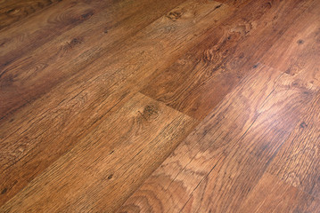 close up of the laminate floor
