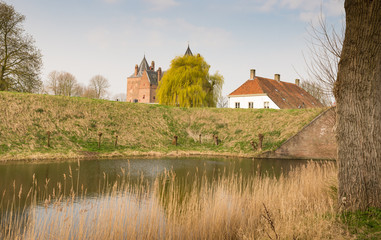 Fototapeta premium Views of an historic Dutch castle