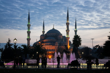 Fototapeta na wymiar Sultan Ahmed Mosque