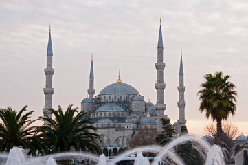 Fototapeta na wymiar Sultanahmet Mosque