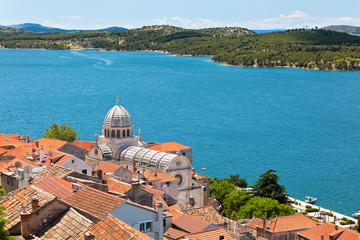 Obraz premium Cathedral of St. James in Sibenik, Croatia