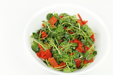 Red Peppers and Watercress
